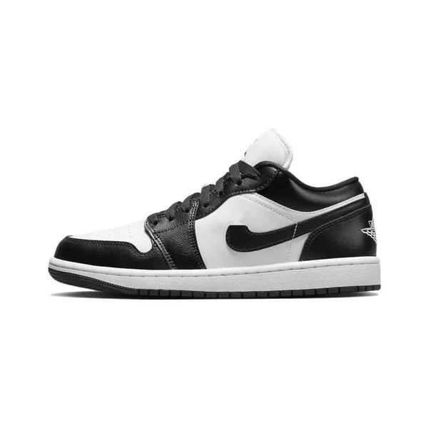 Classic Black & White Low-Top Casual Sneakers