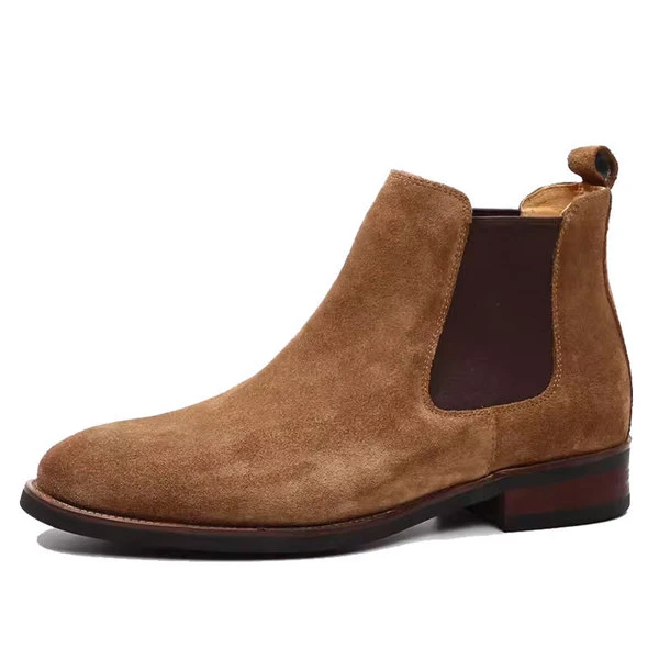 Men's Premium Suede Leather Chelsea Boots