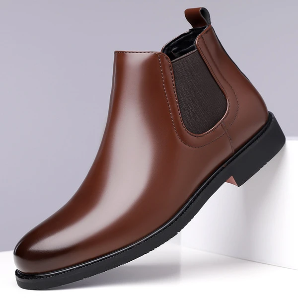 Men's Premium Chelsea Leather Ankle Boots