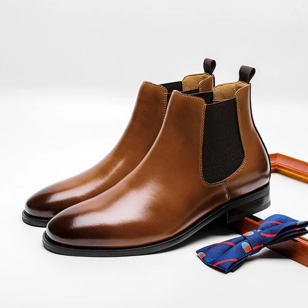 Men's Premium Leather Chelsea Boots