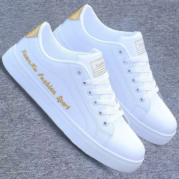 Men's Classic White Casual Sneakers