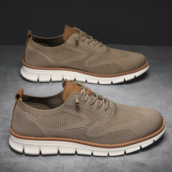 Men's Breathable Knit Casual Sneakers