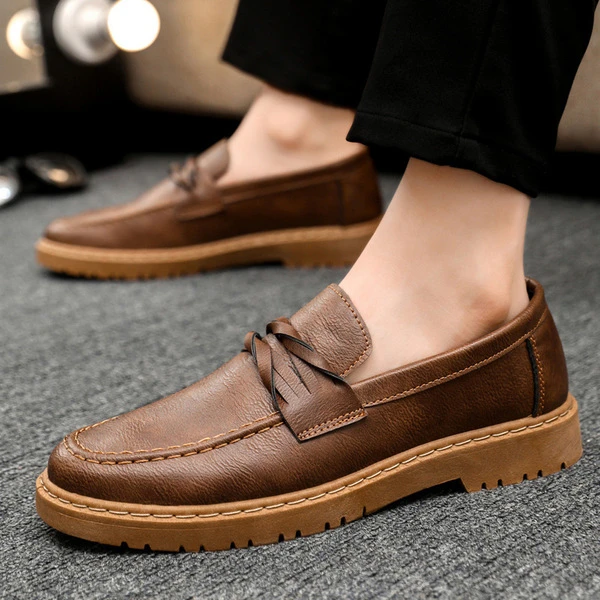 Men's Premium Leather Tassel Loafers