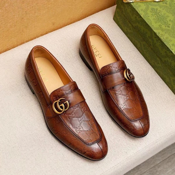 Men's Premium Brown Signature Horsebit Loafers