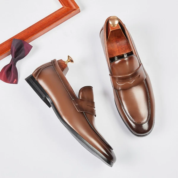 Men’s Classic Penny Loafer Formal Slip-On Shoes