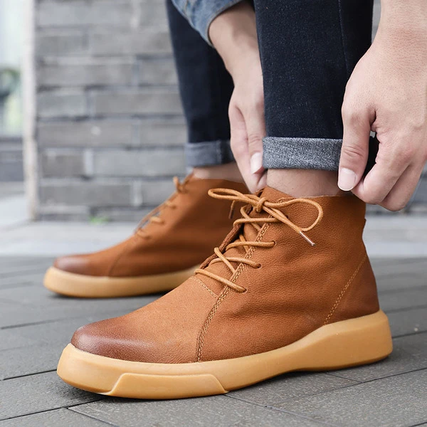 Men’s Minimalist Lace-Up Casual Ankle Bootshttps://www.unboxing.com.bd/