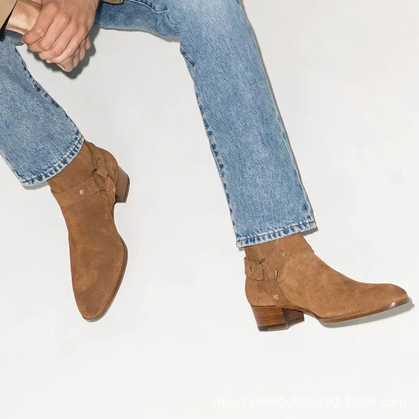 Windsor Premium Suede Ankle Boots – Imported Men's Collection