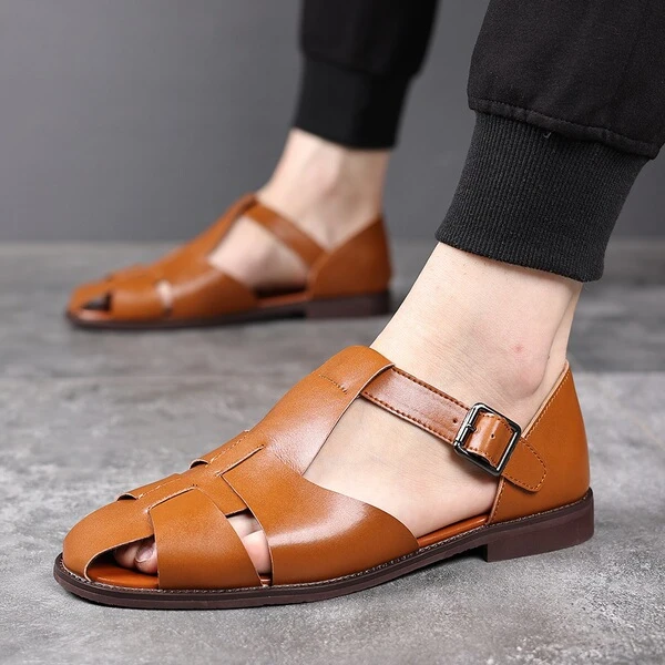 Men's Premium Leather Fisherman Sandals