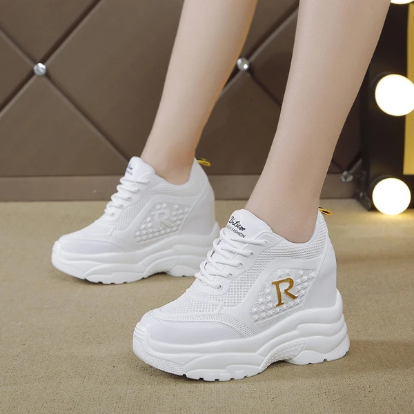 Women's Hidden Wedge Platform Sneakers