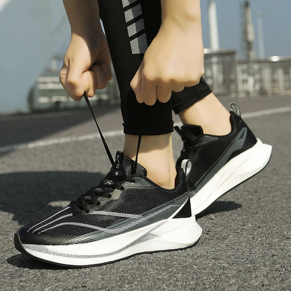 Velocity Pro Black & Yellow Running Sneakers