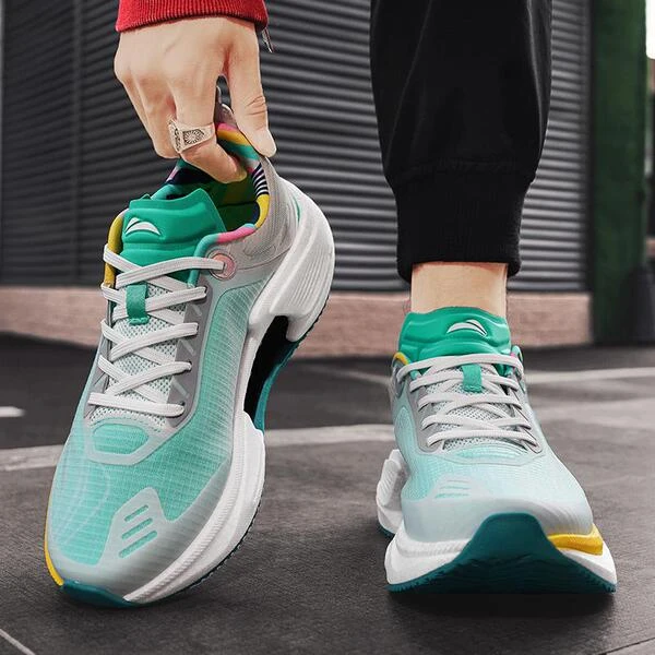 AeroStride Pro White Performance Sneakers