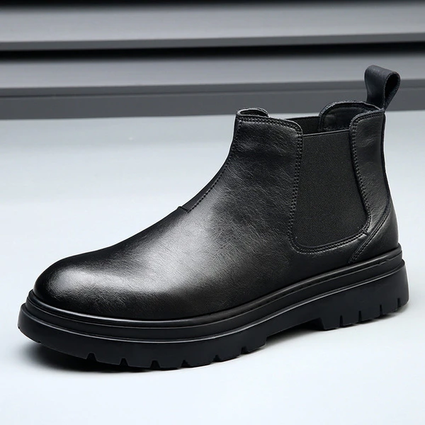 Urban Chelsea Leather-Style Ankle Boots