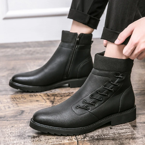 Urban Edge Premium Leather Combat Boots