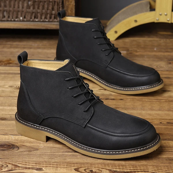 UrbanCraft Premium Casual Leather Ankle Boots