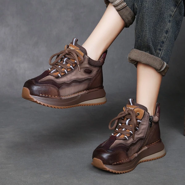 Women’s Premium Brown Leather Boot
