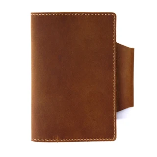 Imported Handcrafted Crazy Horse Leather Pocket Notebook Cover & Organizer