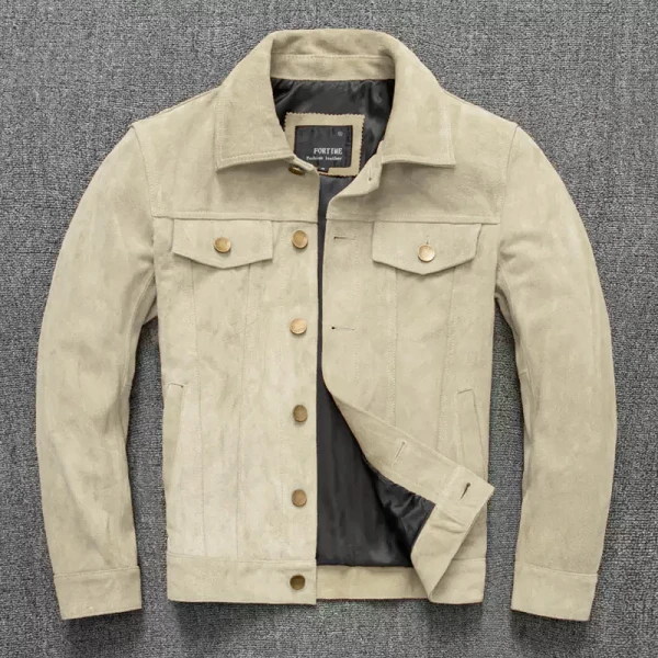 Men’s Genuine Suede Leather Jacket