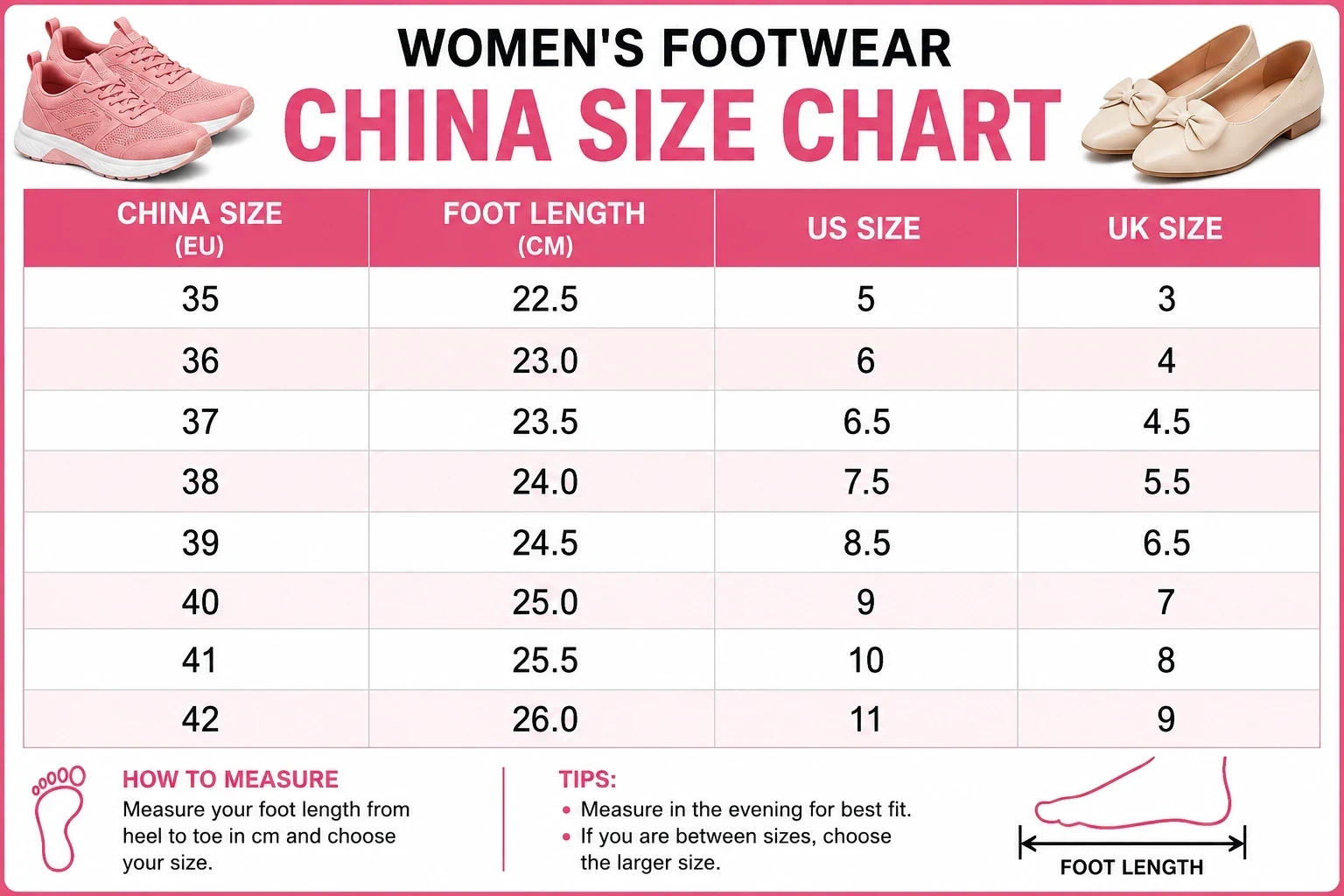 Size chart for Women's Black Minimalist Strappy Kitten Heel Sandals