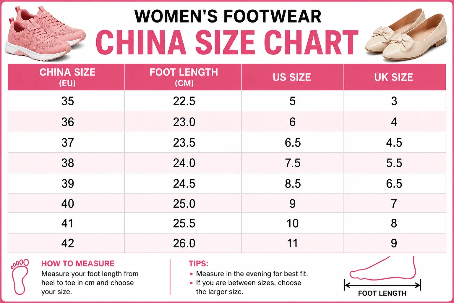 Size chart for Women’s Elegant Blue Strappy Stiletto Heels