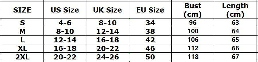 Size chart for Women’s Elegant V-Neck Split Sleeve Casual Blouse